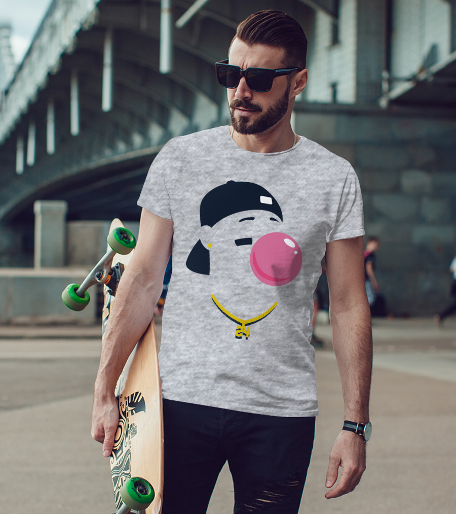 Your Favorite Player's Favorite Pl24er Iconic Style With Bubblegum And Cap T-Shirt