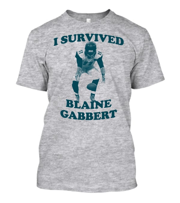 I Survived Blaine Gabbert Football Quarterback Action T-Shirt
