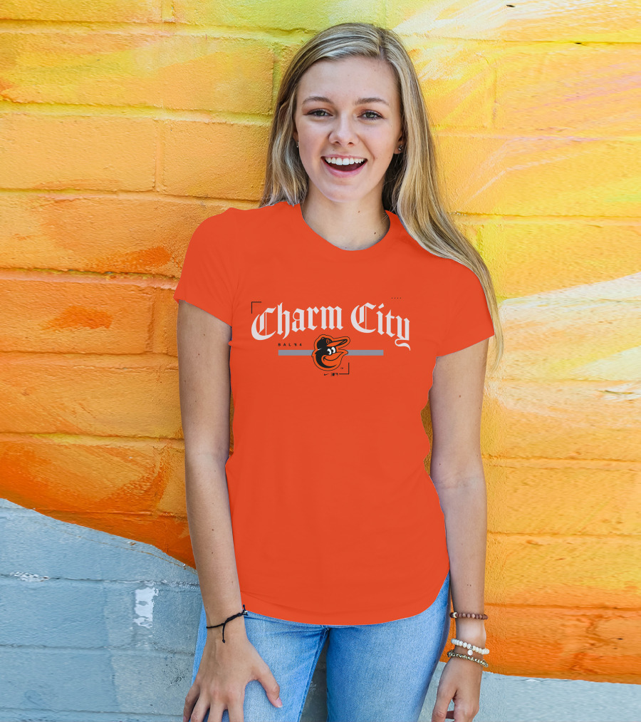 Charm City Baltimore Orioles Bal 54 T-Shirt
