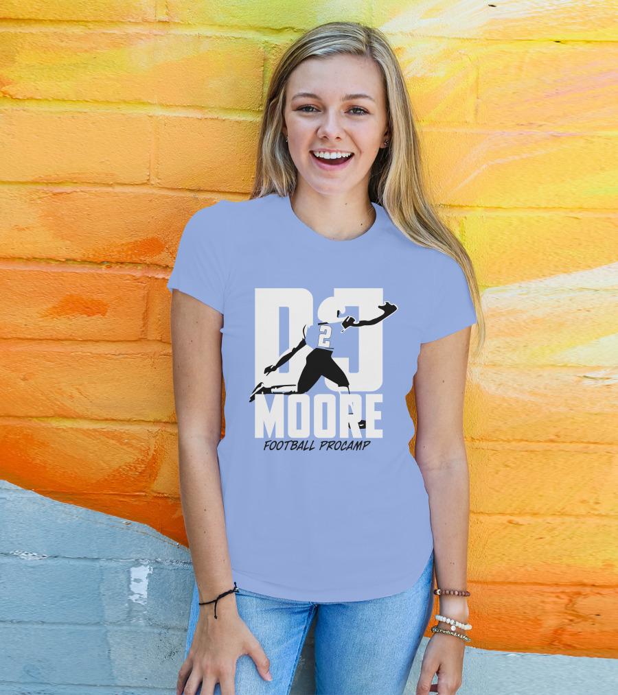 DJ Moore Football Procamp Athlete Number 2 Dynamic Movement T-Shirt