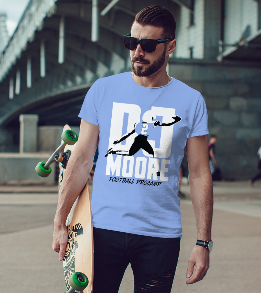 DJ Moore Football Procamp Athlete Number 2 Dynamic Movement T-Shirt