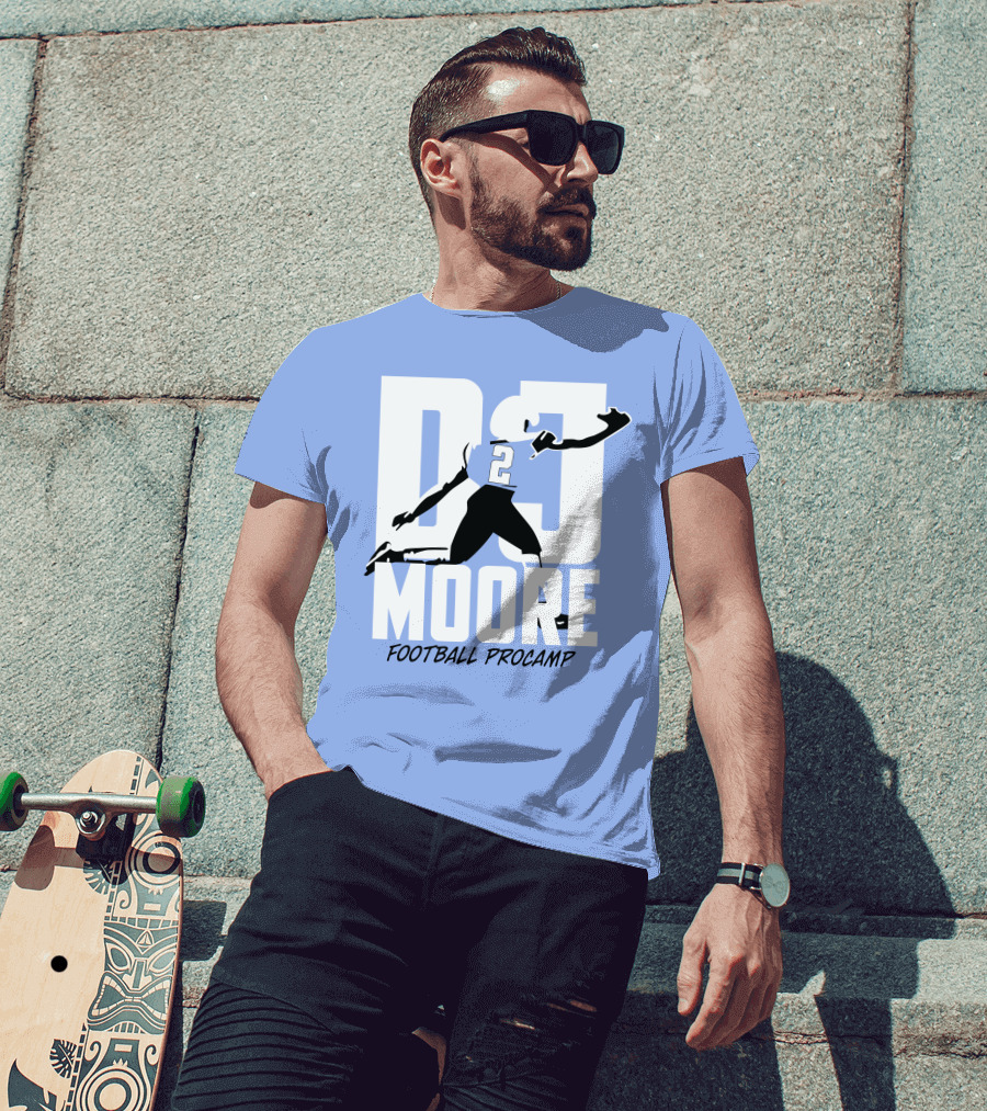 DJ Moore Football Procamp Athlete Number 2 Dynamic Movement T-Shirt