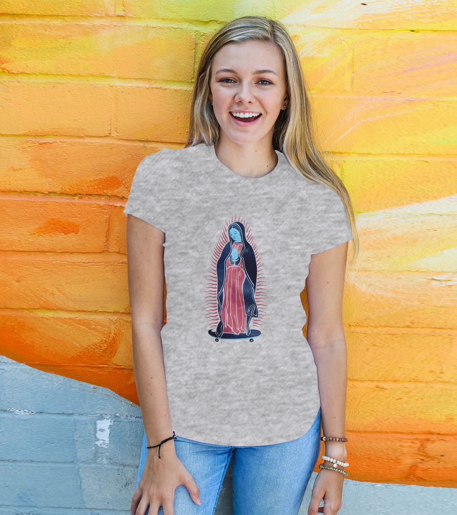 Our Lady Of Guadalupe Skateboard Iconic T-Shirt