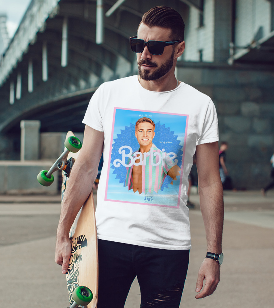 Matt Guelfi He's Just Ken Barbie Movie July 21 T-Shirt