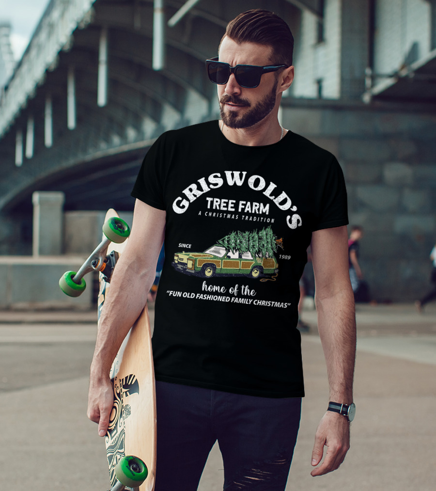 Griswold's Tree Farm A Christmas Tradition Home Of The Fun Old Fashioned Family Christmas Since 1989 T-Shirt
