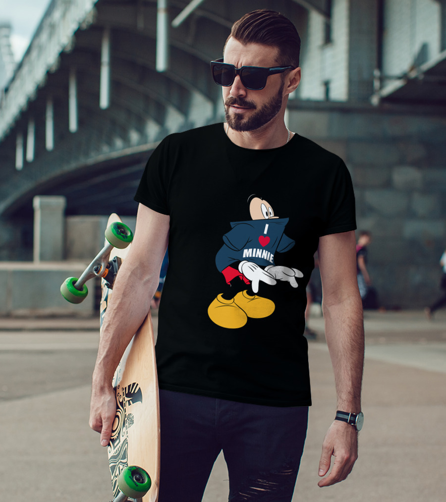 Mickey I Love Minnie Disney T-Shirt