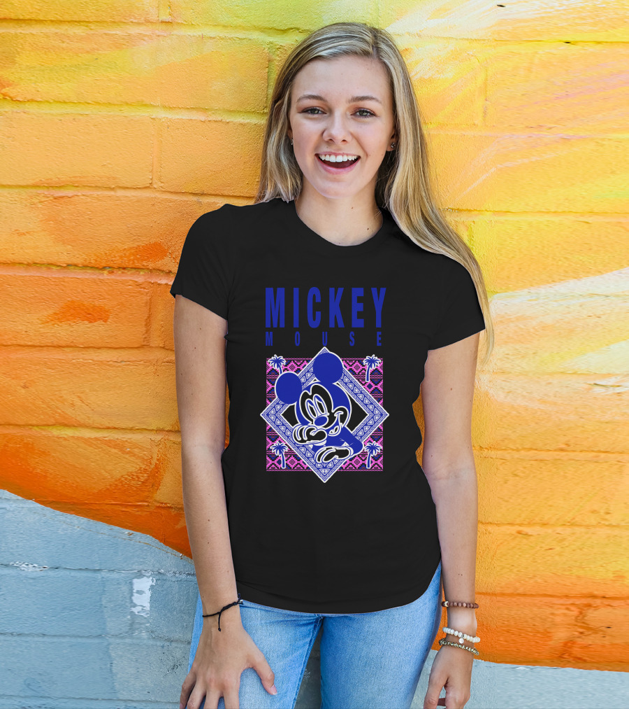 Mickey Mouse Bandana Tropical T-Shirt