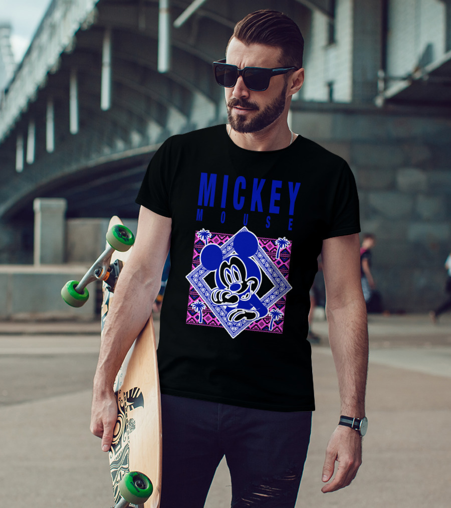 Mickey Mouse Bandana Tropical T-Shirt