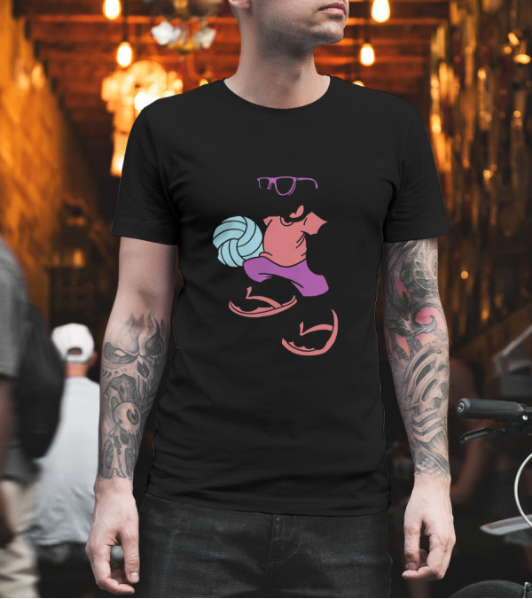 Disney Mickey Mouse Sunglasses Volleyball Playa Vibes T-Shirt Disney Mickey Mouse Sunglasses Volleyball Playa Vibes T-Shirt
