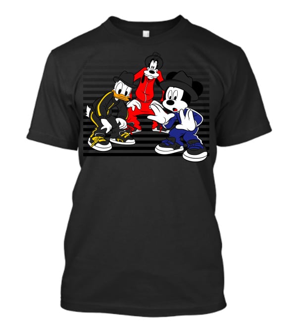 Disney Mickey Donald Goofy Hip Hop T-Shirt