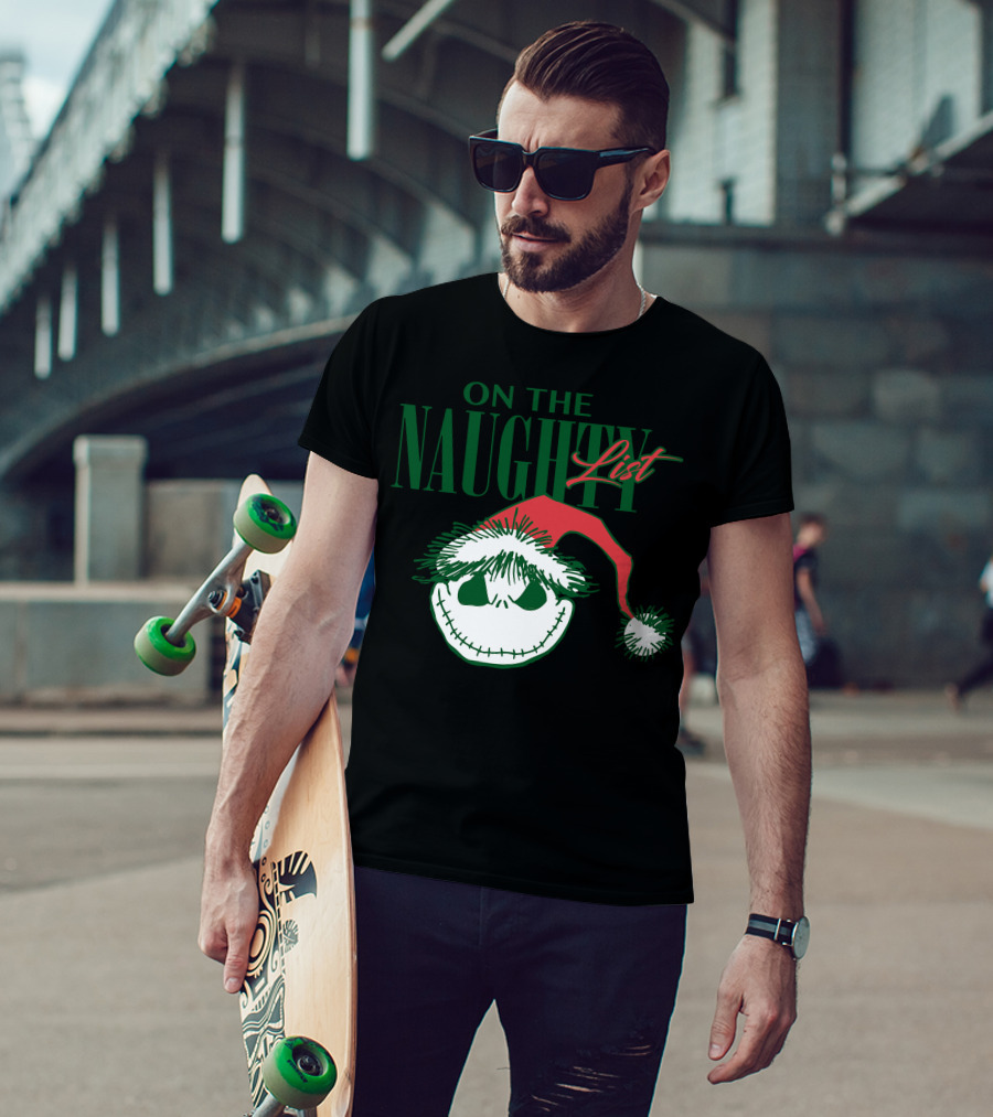 Nightmare Before Christmas On The Naughty List T-Shirt