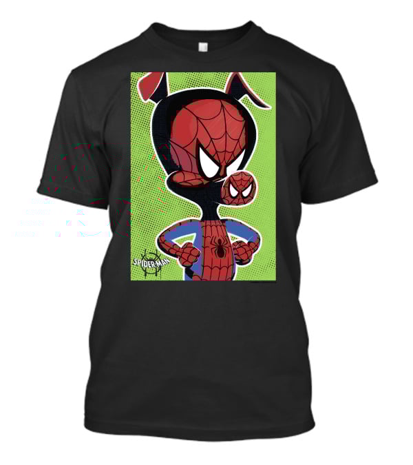 Marvel Spider-Ham Spiderverse Pop Art Spider-Man Character Heroic Pose T-Shirt