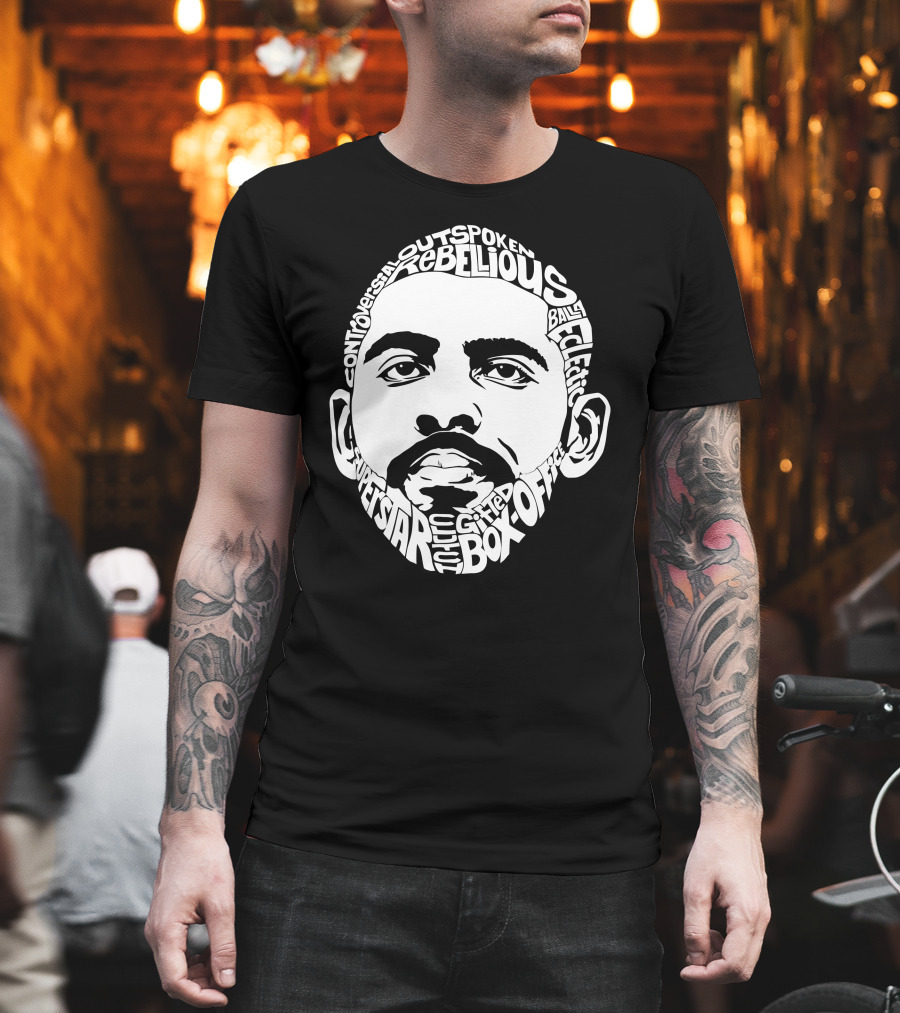 Kyrie Irving NBA Basketball Controversial Outspoken Rebellious T-Shirt