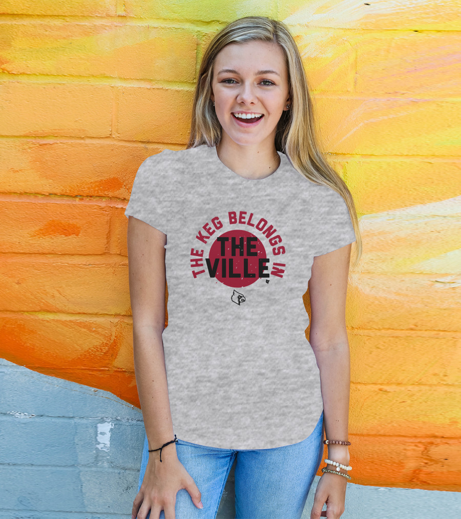 The Keg Belongs In The Ville Cardinal T-Shirt