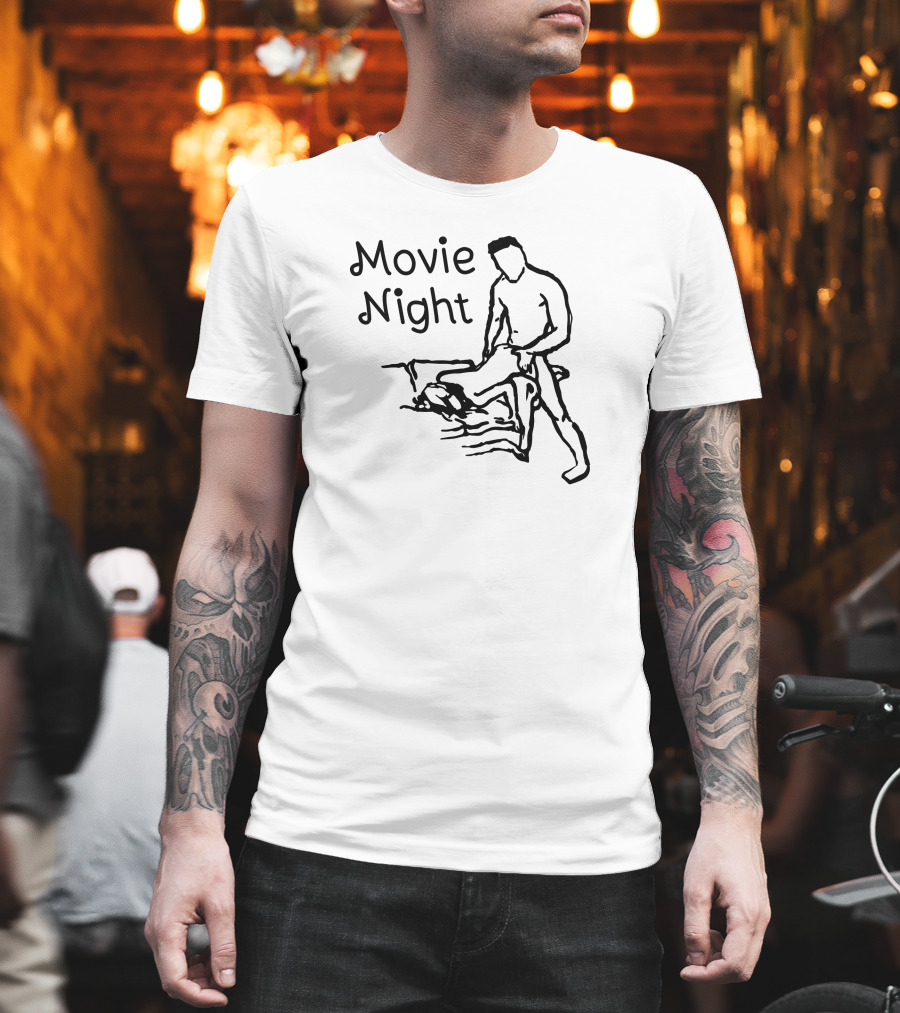 Shirts That Go Hard Movie Night Iconic T-Shirt