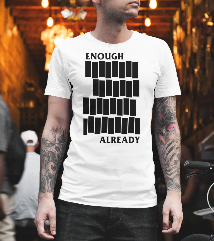 Enough Already Bomb The Music Industry Asian Man Records Merch T-Shirt