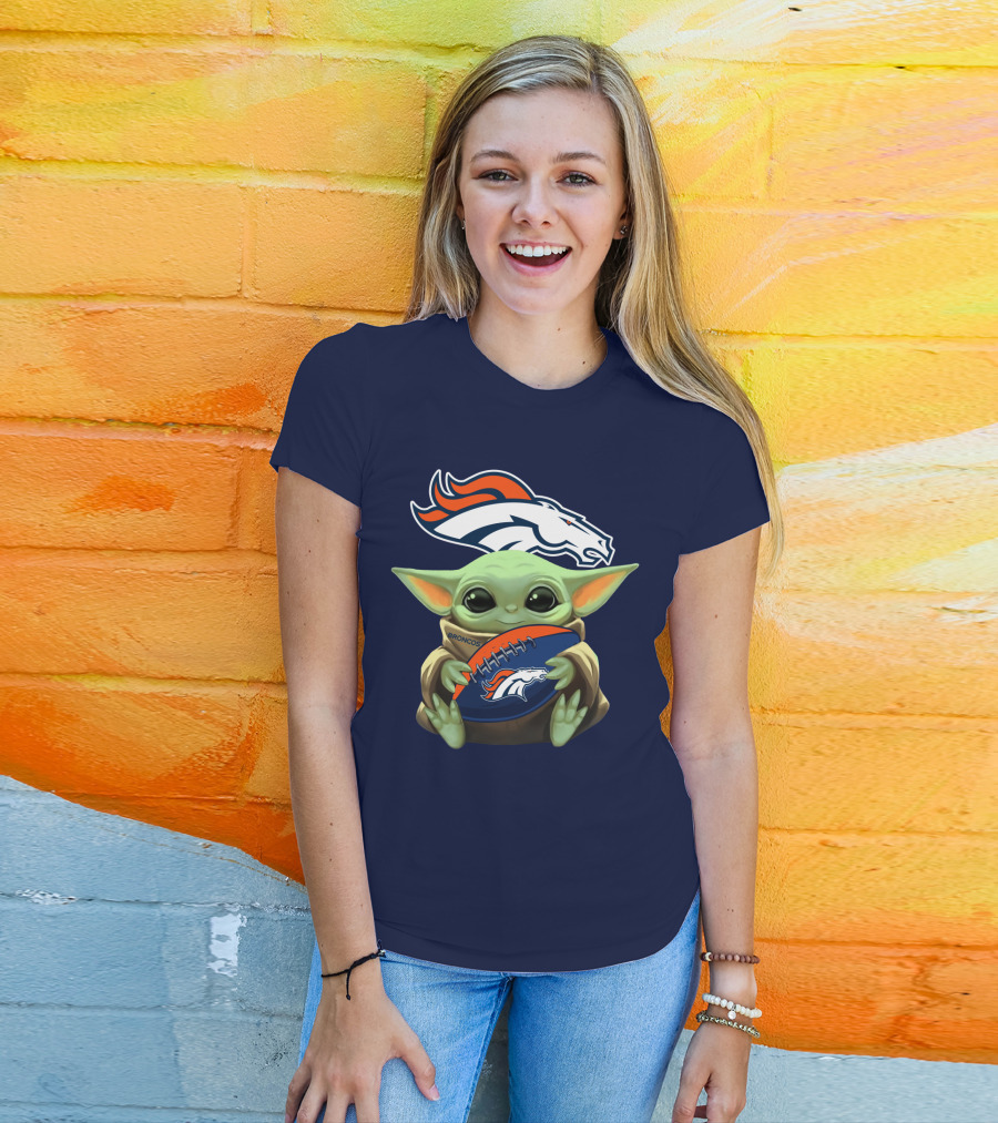 Broncos Baby Yoda T-Shirt