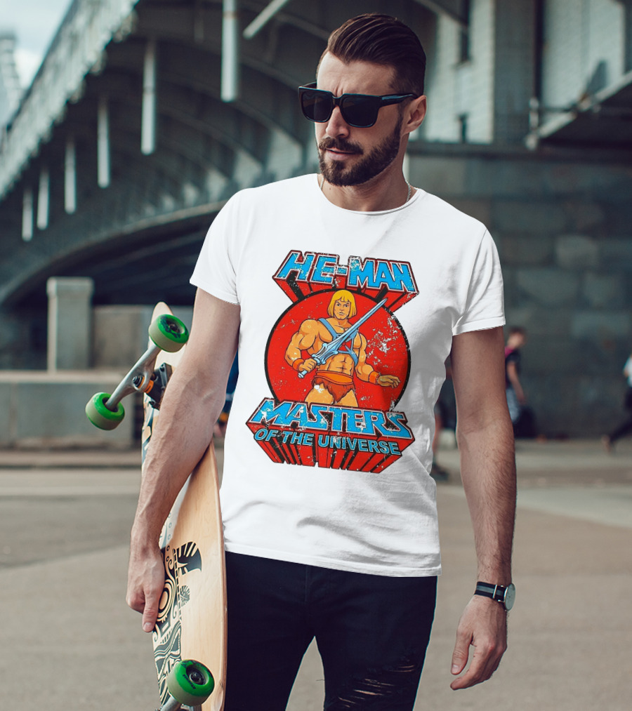 He-Man Masters Of The Universe Retro Classic Sword Iconic 80s T-Shirt