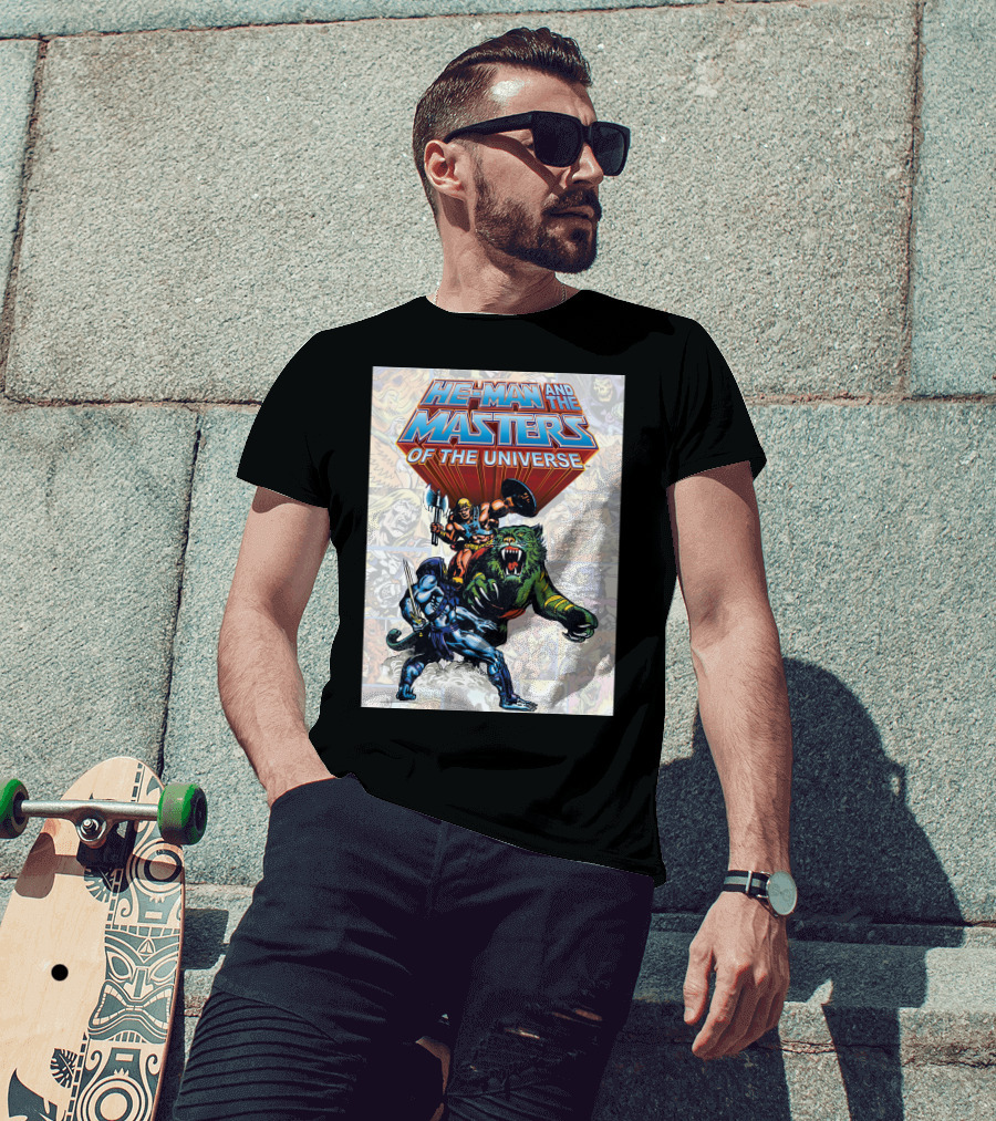 He-Man And The Masters Of The Universe Comic Style Action T-Shirt