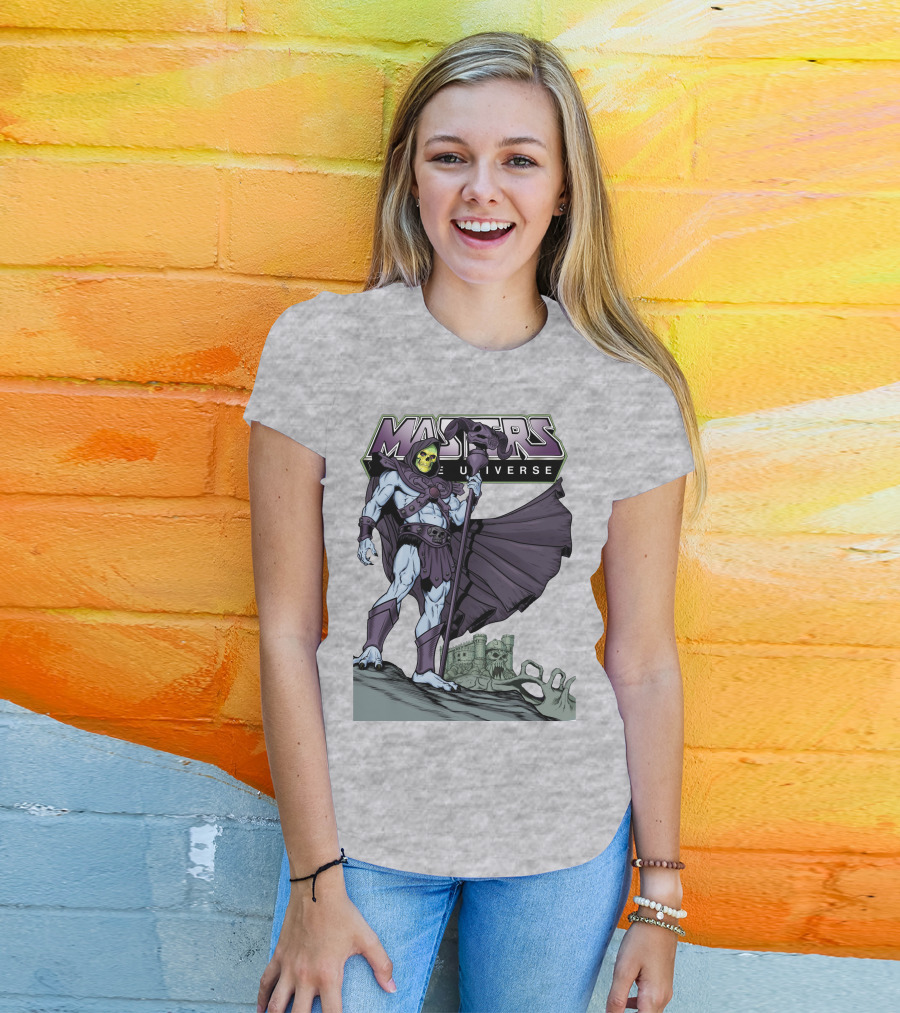 Masters Of The Universe Skeletor With Castle Grayskull T-Shirt