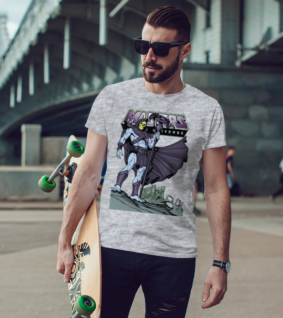 Masters Of The Universe Skeletor With Castle Grayskull T-Shirt