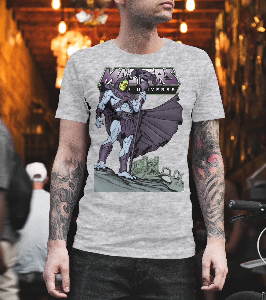 Masters Of The Universe Skeletor With Castle Grayskull T-Shirt