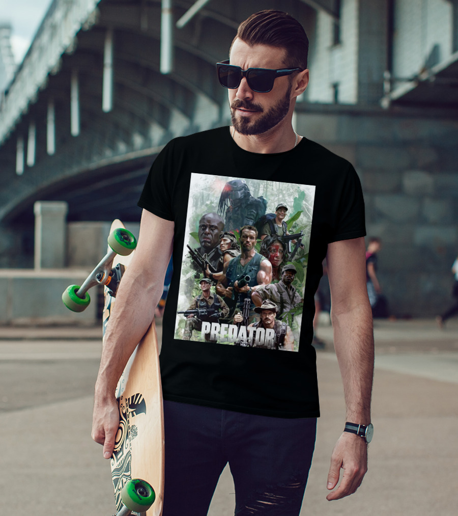 Predator Movie Characters T-Shirt