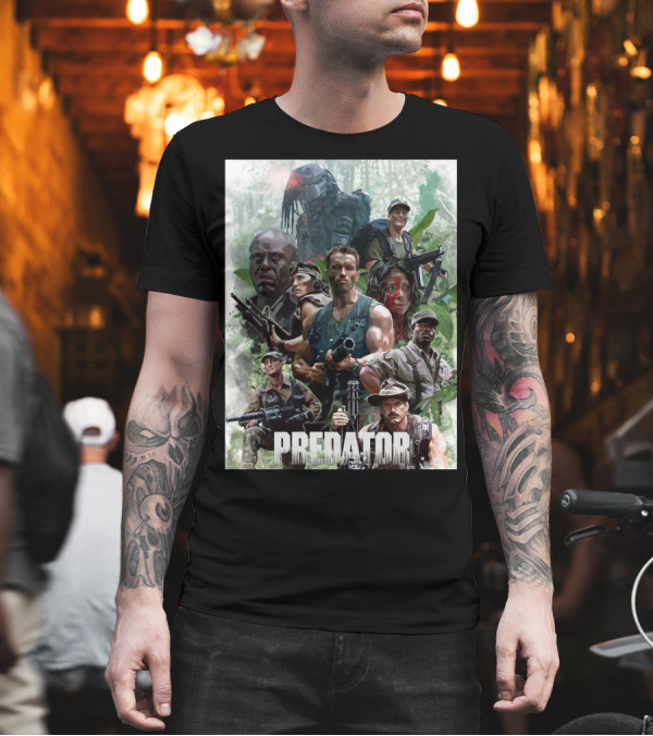Predator Movie Characters T-Shirt Predator Movie Characters T-Shirt