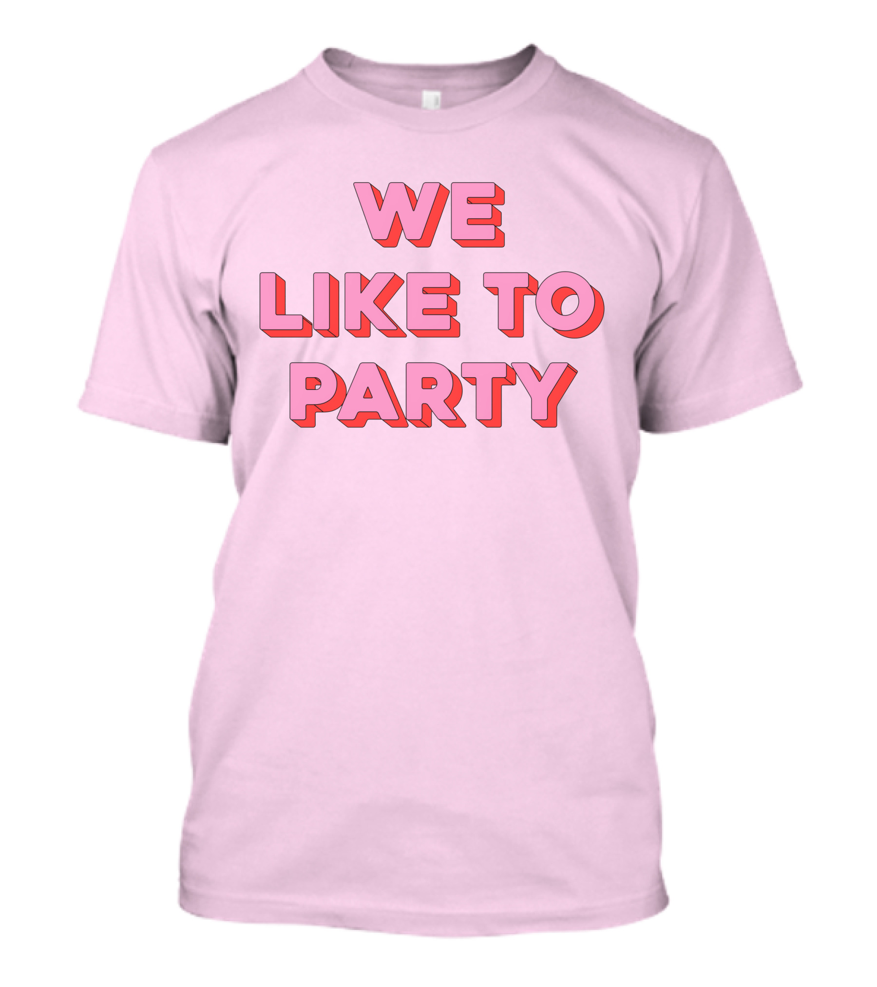 WE LIKE TO PARTY Red T-Shirt