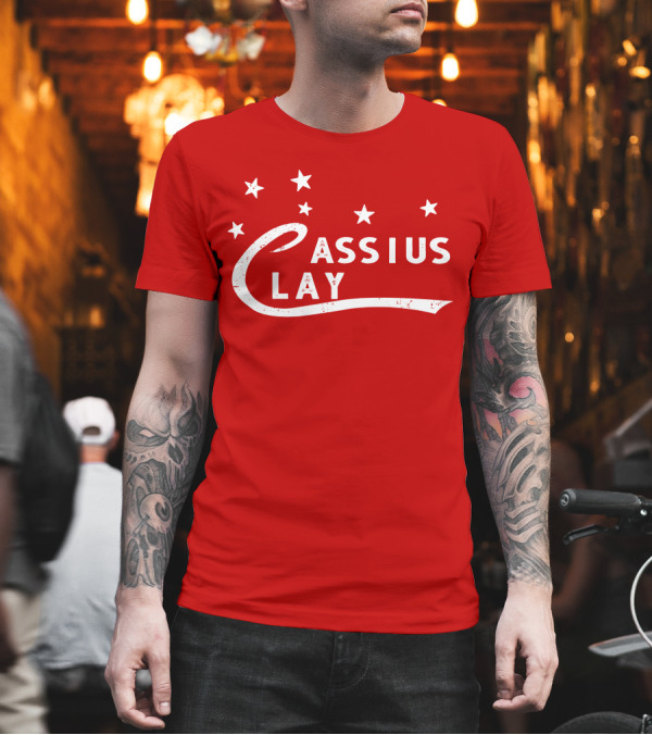 Cassius Clay Stars Red T-Shirt Cassius Clay Stars Red T-Shirt