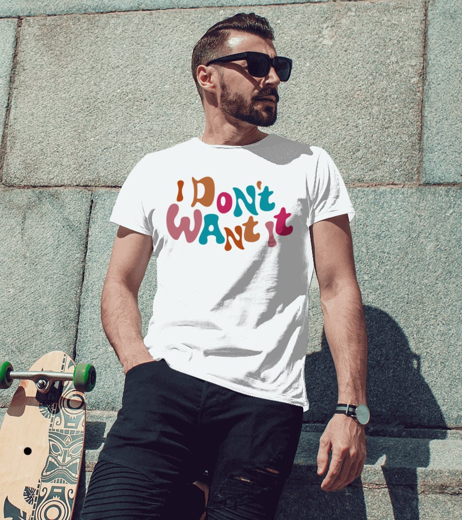 Anna Sitar I Don't Want It Retro T-Shirt