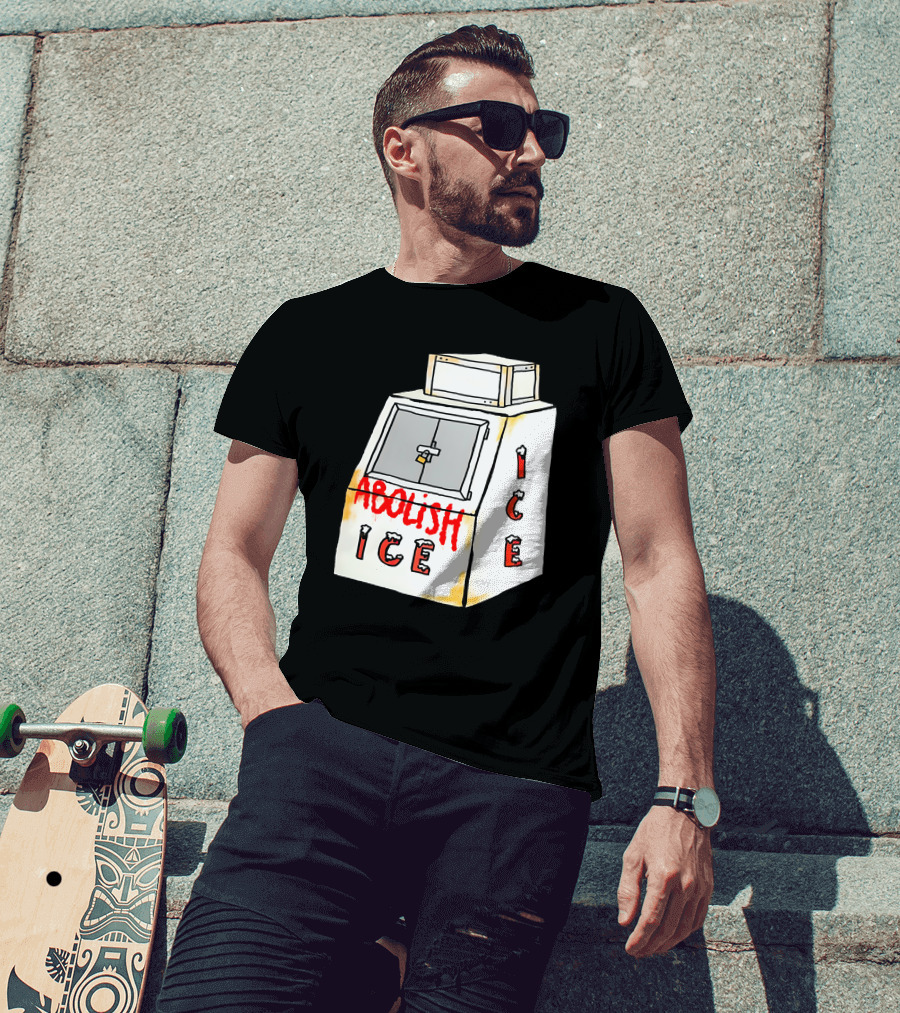 Abolish Ice Aoc Merch Ice Vending Machine T-Shirt