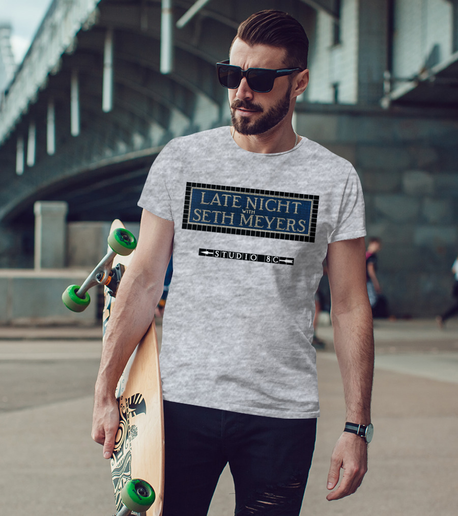Late Night With Seth Meyers Studio 8G Subway T-Shirt