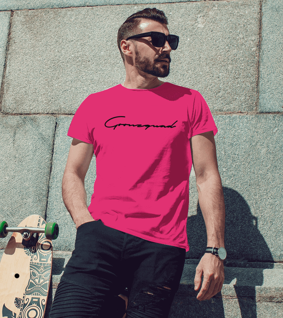 Cursive Goonzquad Red Lettering T-Shirt