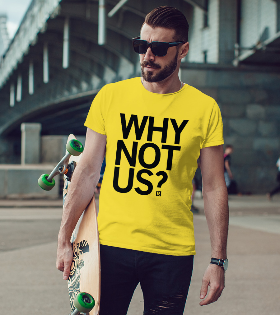Holly Rowe Raygun Why Not Us? Gold T-Shirt