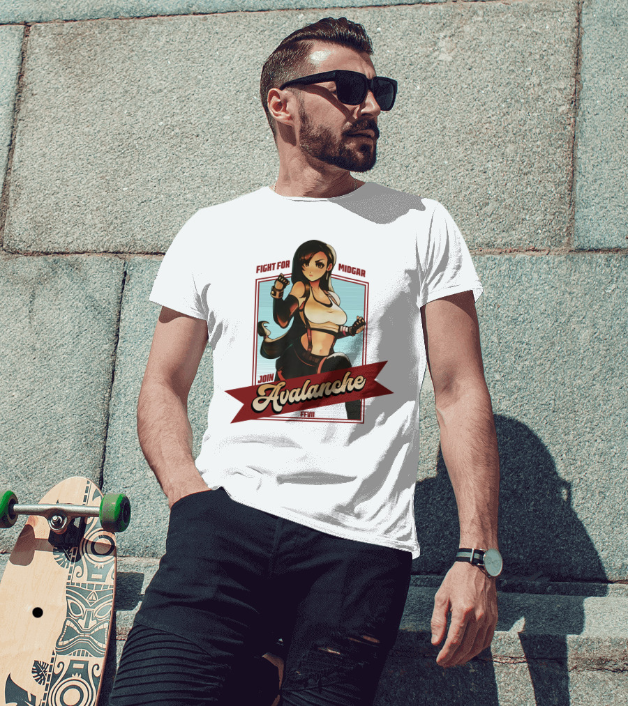 Fight For Midgar Join Avalanche FFVII T-Shirt