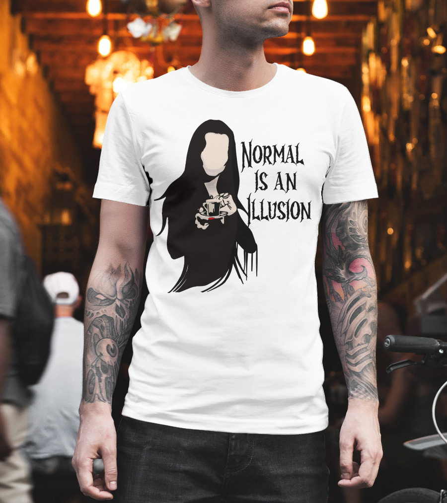 Wednesday Addams Normal Is An Illusion T-Shirt