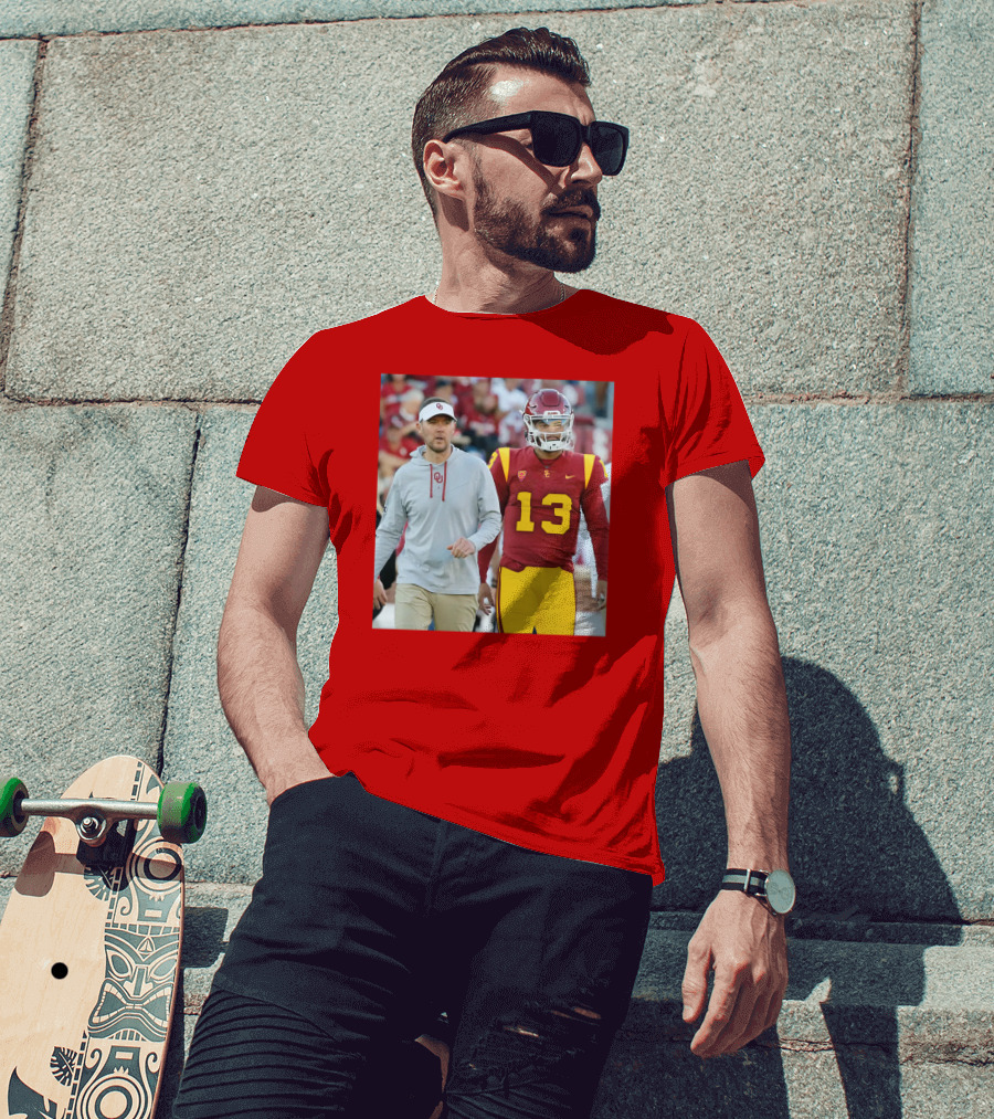 Lincoln Riley And Caleb Williams USC Football Collaboration T-Shirt