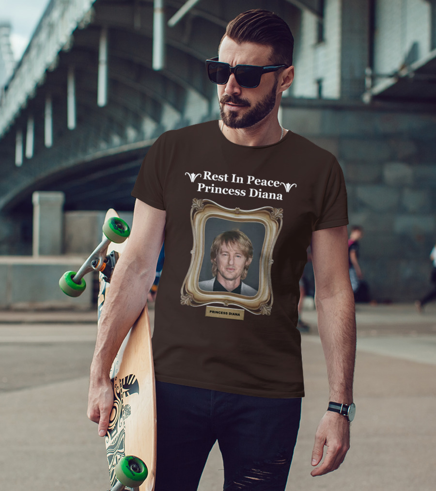 Rest In Peace Princess Diana Owen Wilson Frame T-Shirt