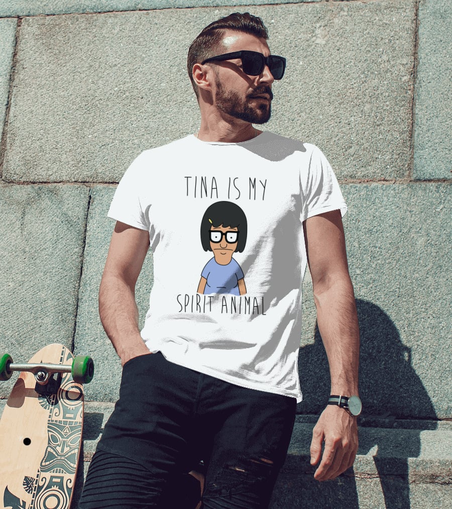 Tina Is My Spirit Animal Bob's Burgers Character Image T-Shirt