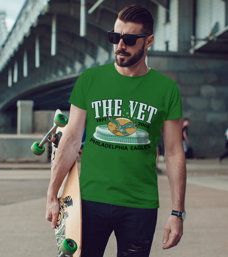 Philadelphia Eagles The Vet 1971-2003 Stadium T-Shirt
