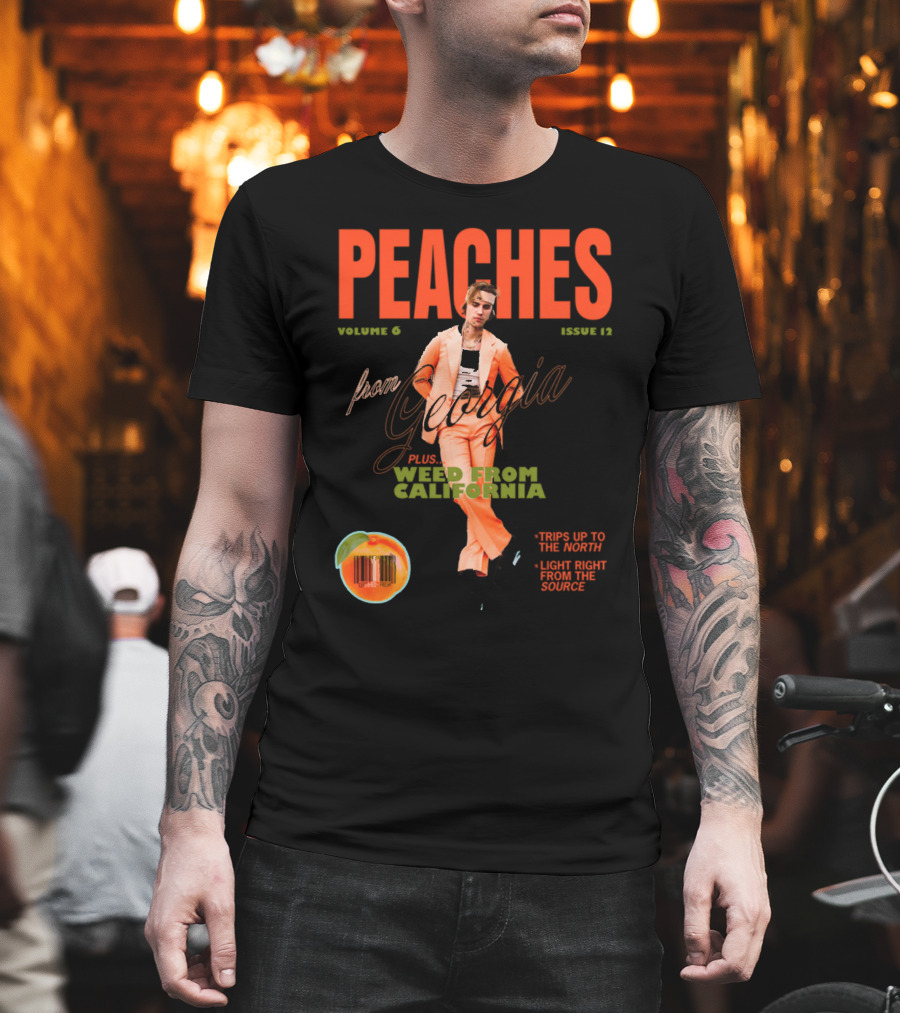 PEACHES Volume 6 Issue 12 from Georgia Plus Weed from California T-Shirt