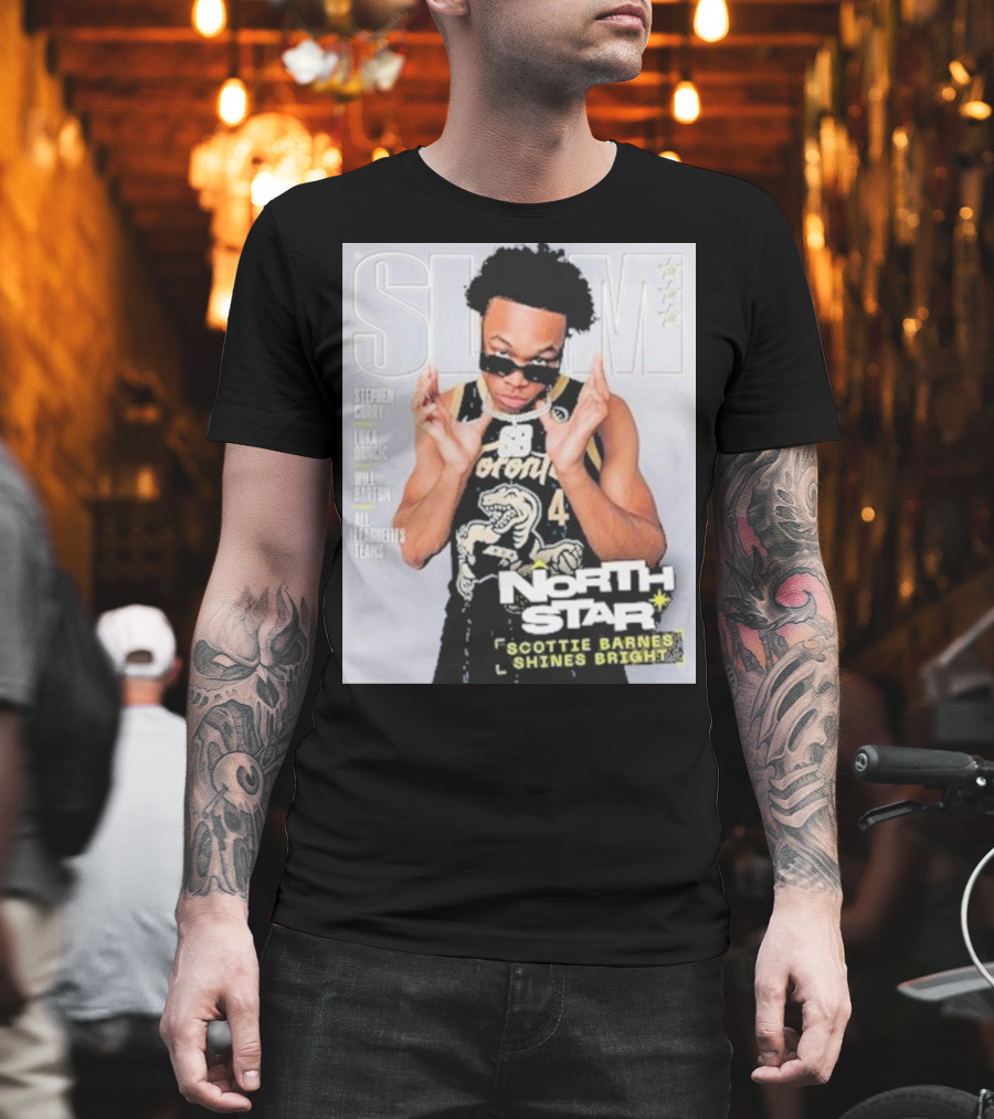 SLAM Cover North Star Toronto Raptors Scottie Barnes Shines Bright T-Shirt