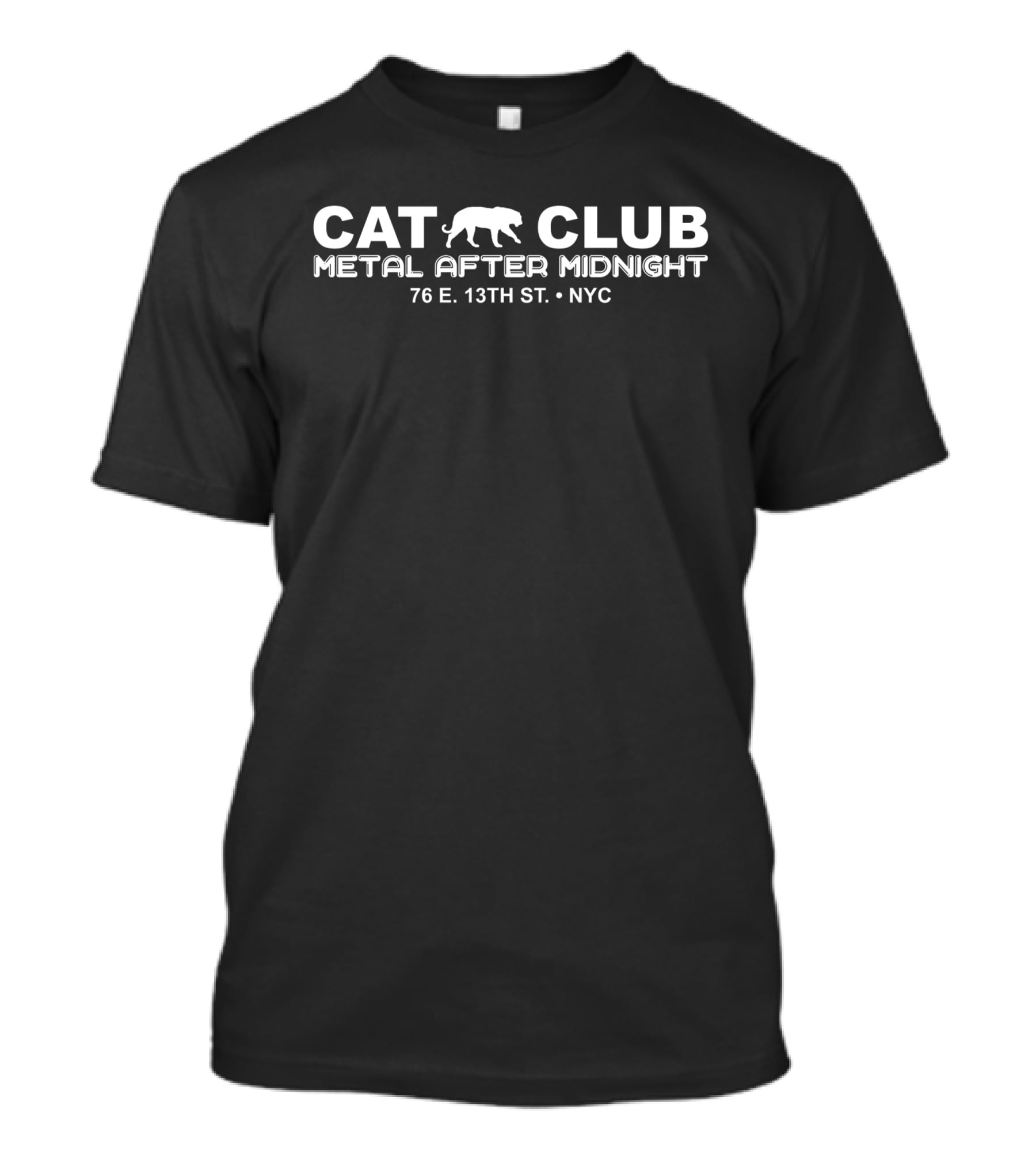 Cat Club New York Metal After Midnight 76 E. 13th St. NYC T-Shirt