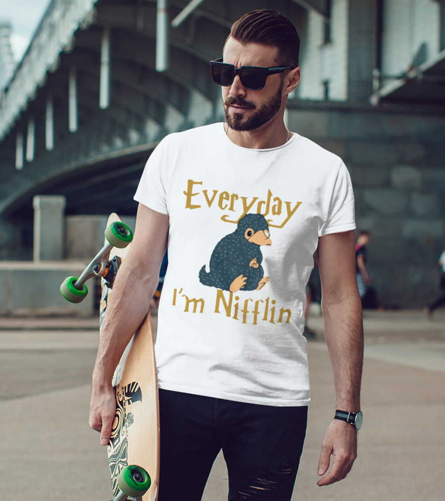 Everyday I'm Nifflin Fantastic Beasts Niffler Inspired T-Shirt