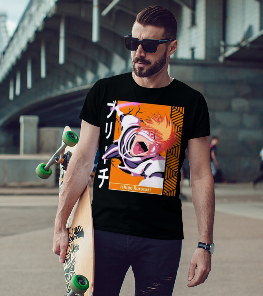 Bleach Ichigo Kurosaki Anime Manga Character T-Shirt