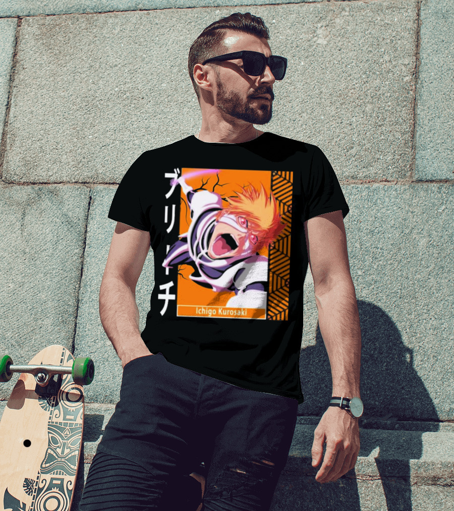 Bleach Ichigo Kurosaki Anime Manga Character T-Shirt