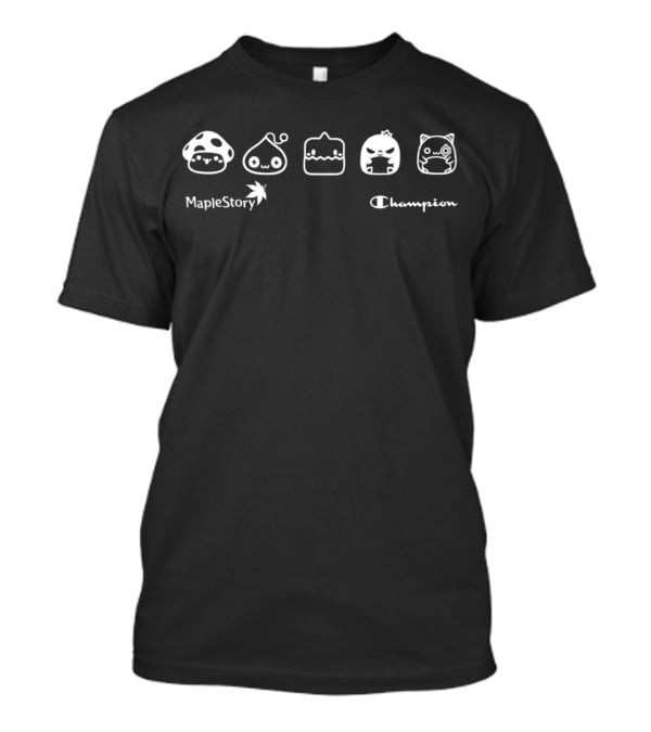 MapleStory X Champion Collaboration Maple Monsters Collection T-Shirt