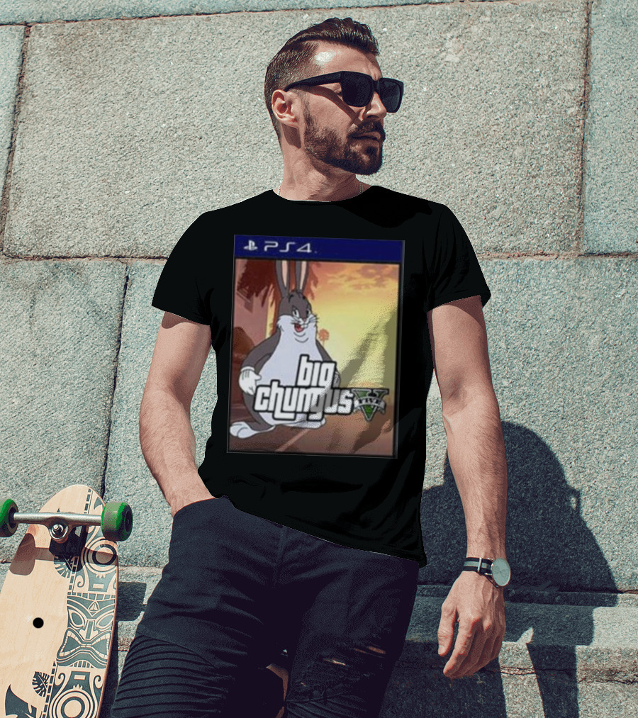 Big Chungus Grand Theft Auto V Sony PlayStation 4 Crossover T-Shirt