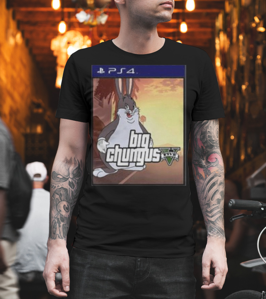 Big Chungus Grand Theft Auto V Sony PlayStation 4 Crossover T-Shirt